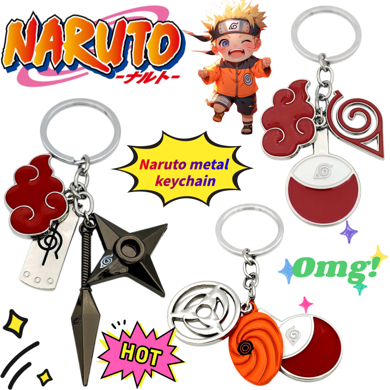 Car Accessories Japanese - Naruto Uchiha Sasuke Uzumaki Naruto Keychain