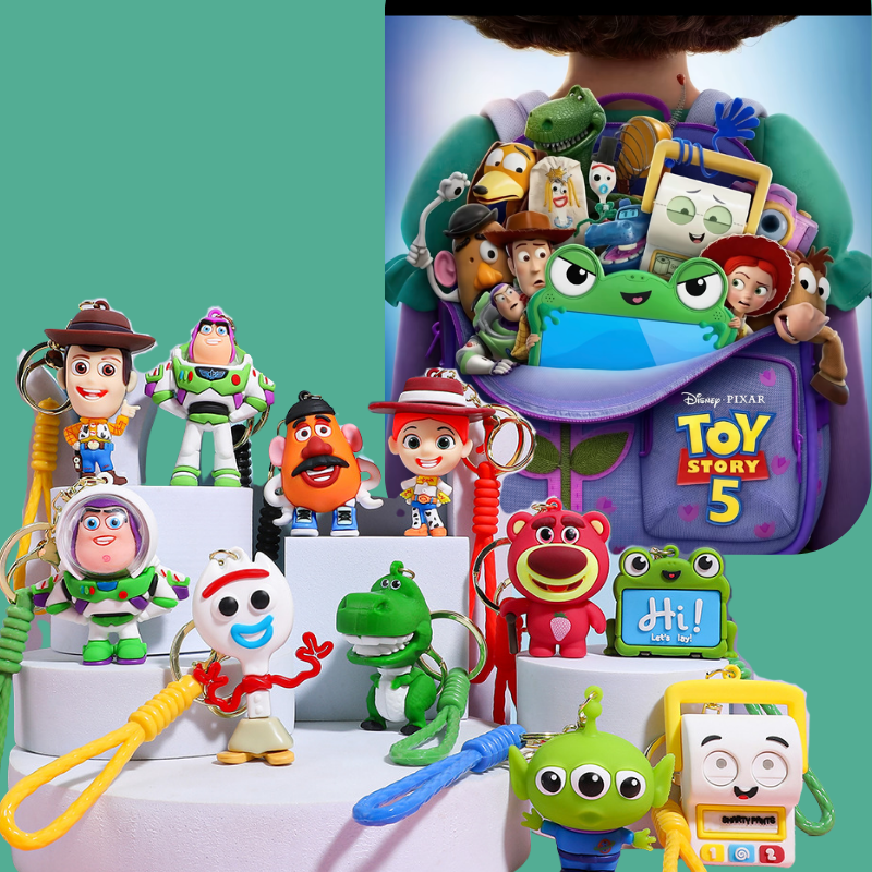 Car Accessories Japanese - Hot Disney Toy Story Figure Keyring