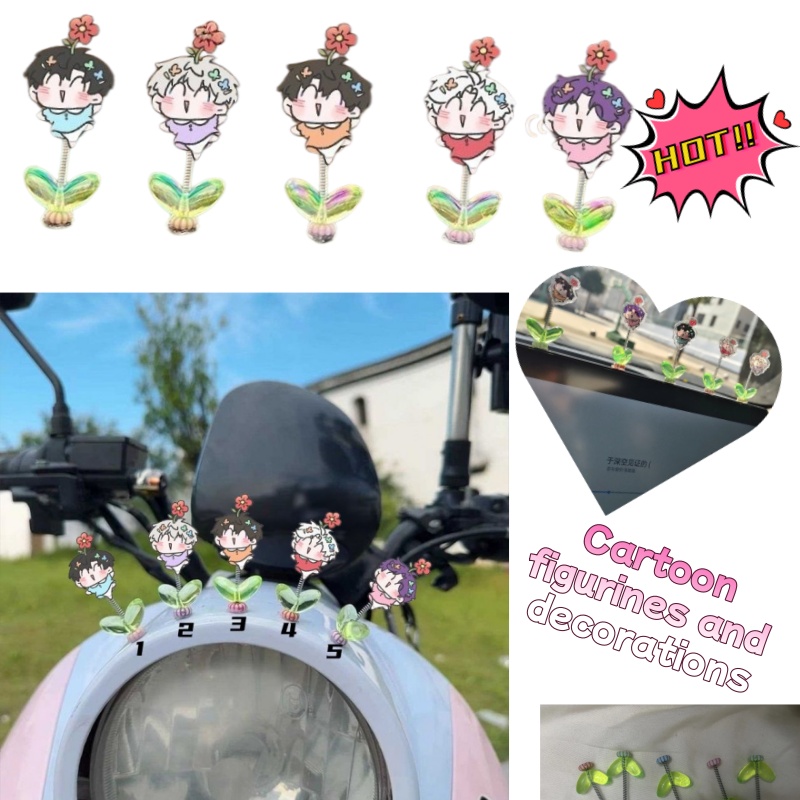 Car Accessories In Japan - 5PCS Love and Deep Space Anime