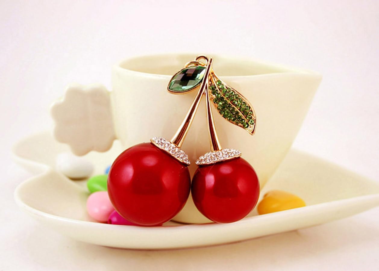 One Pack Cute Cherry Fruit Rhi - Car Accessories In Japan recensie en prijs