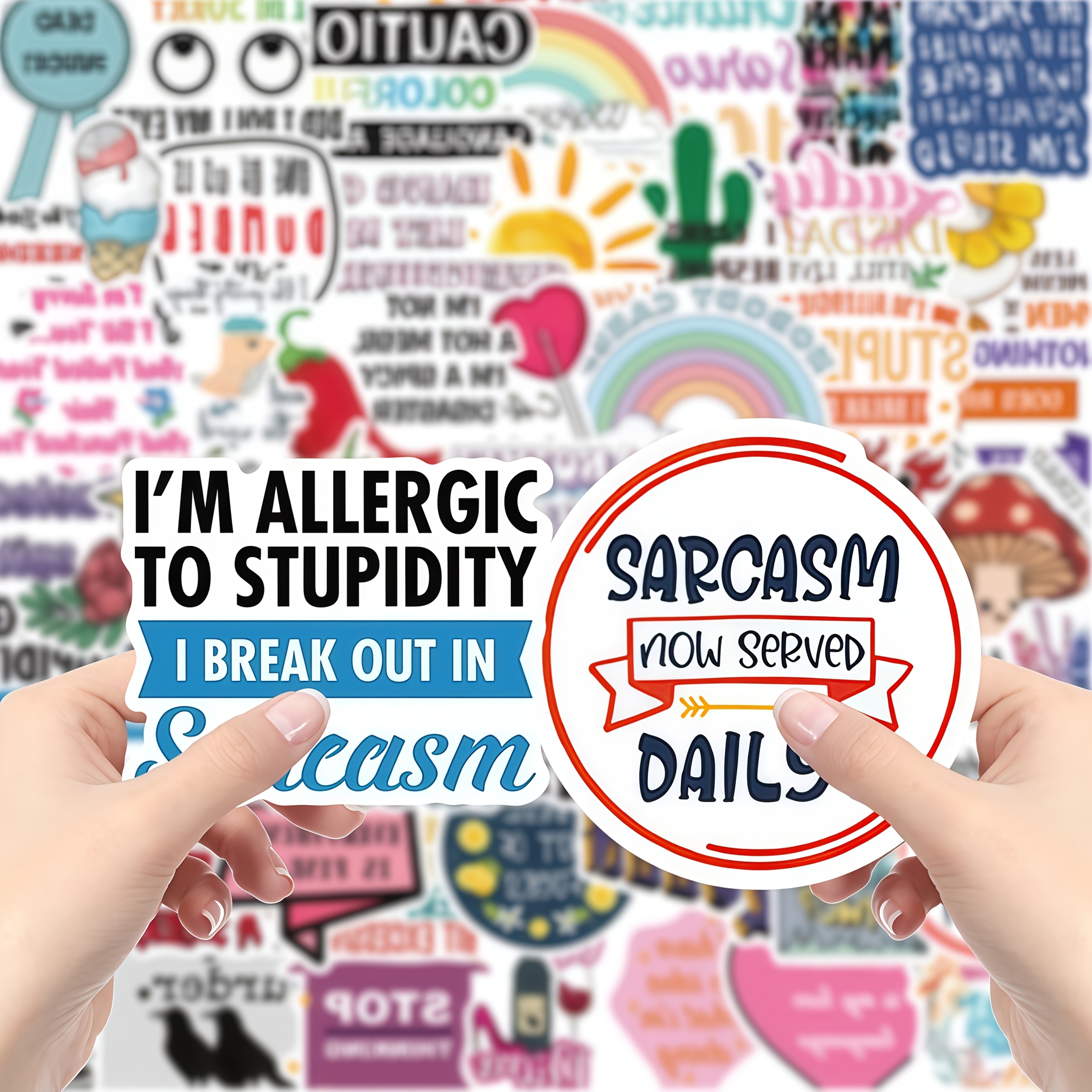 50 piece sticker set with sati - Car Accessories Sticker recensie en prijs