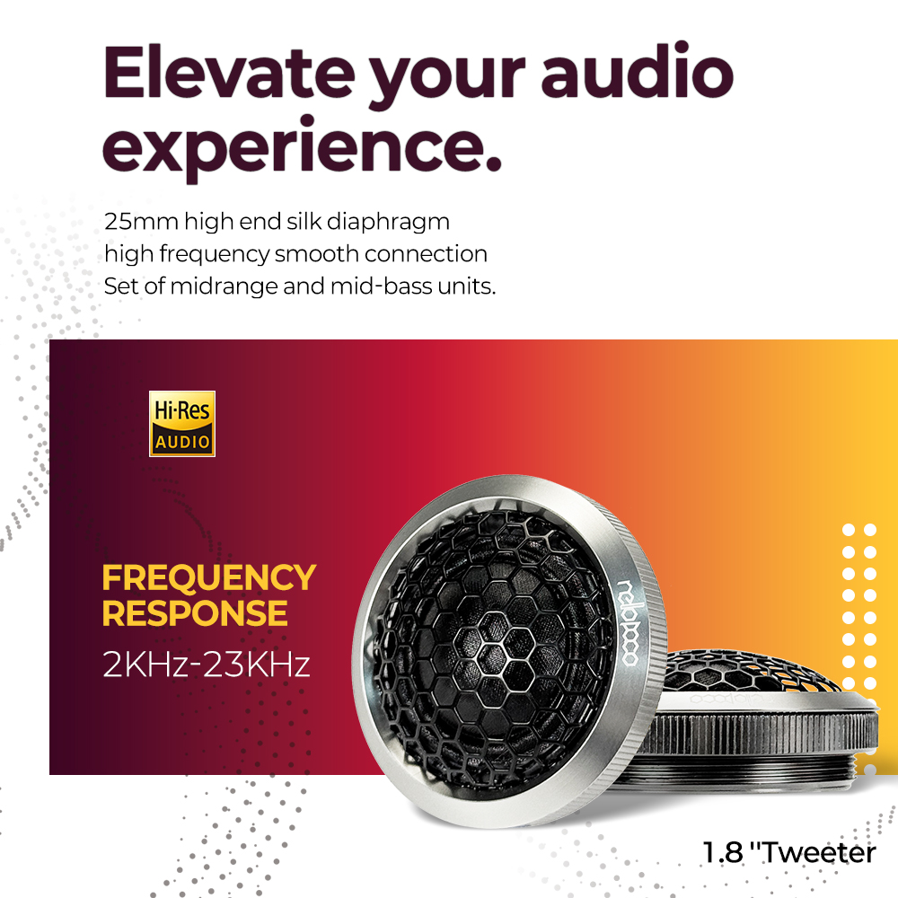 Premium 3-Way Car Audio Compon - Car Accessories Sound System recensie en prijs