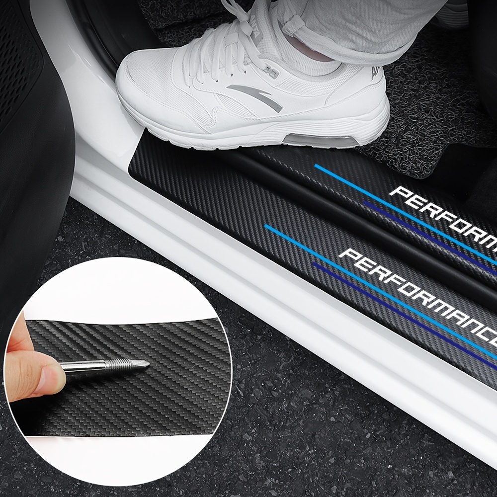 4pcs Carbon Fiber Sill Plate S - Car Accessories Outside recensie en prijs