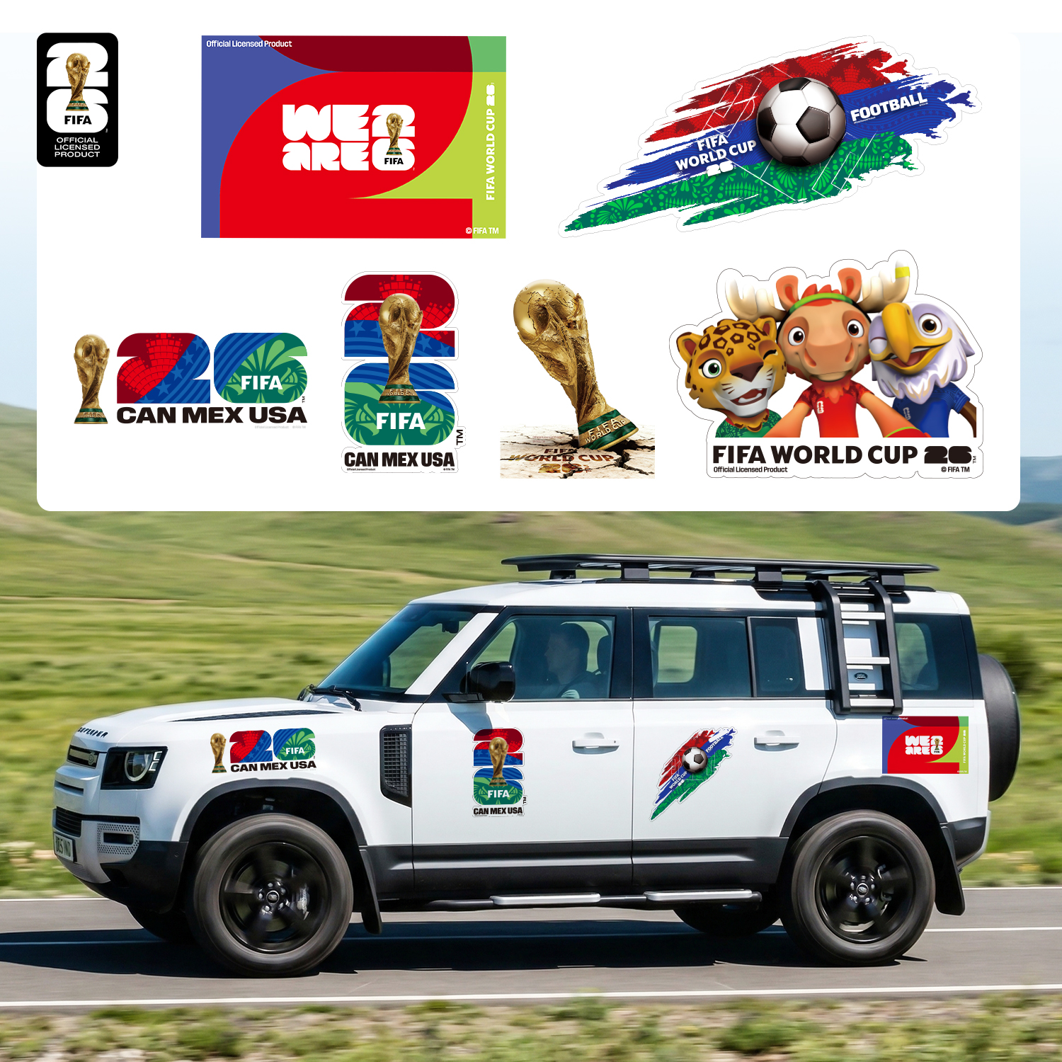 FIFA World Cup 2026 Car Decal  - Car Accessories Outside recensie en prijs