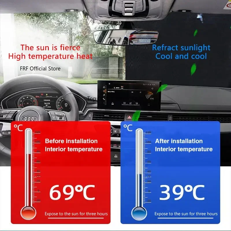 Full Coverage Sunshade For Nis - Car Accessories Xmas recensie en prijs