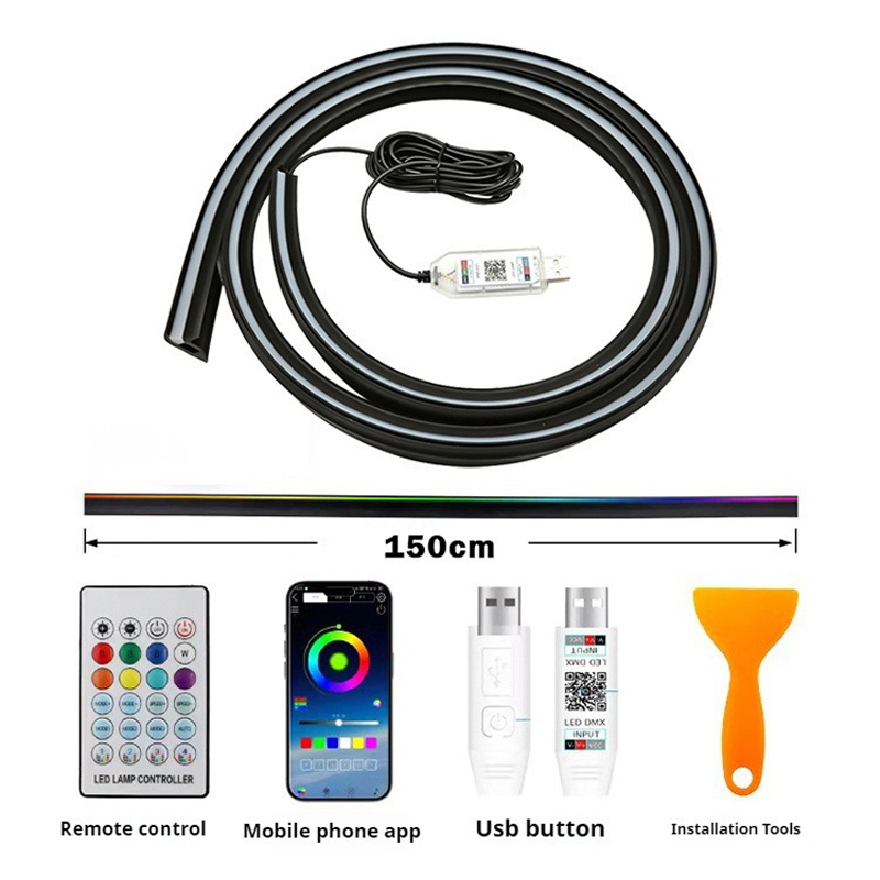 1.5M LED Car Dashboard Sealing - Car Accessories Sound System recensie en prijs