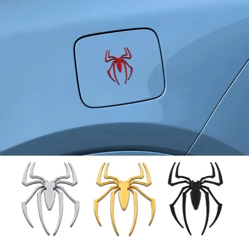 3D metal car stickers, spider  - Car Accessories Sticker recensie en prijs