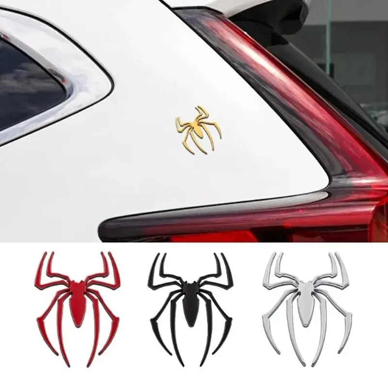 3D metal car stickers, spider  - Car Accessories Sticker recensie en prijs