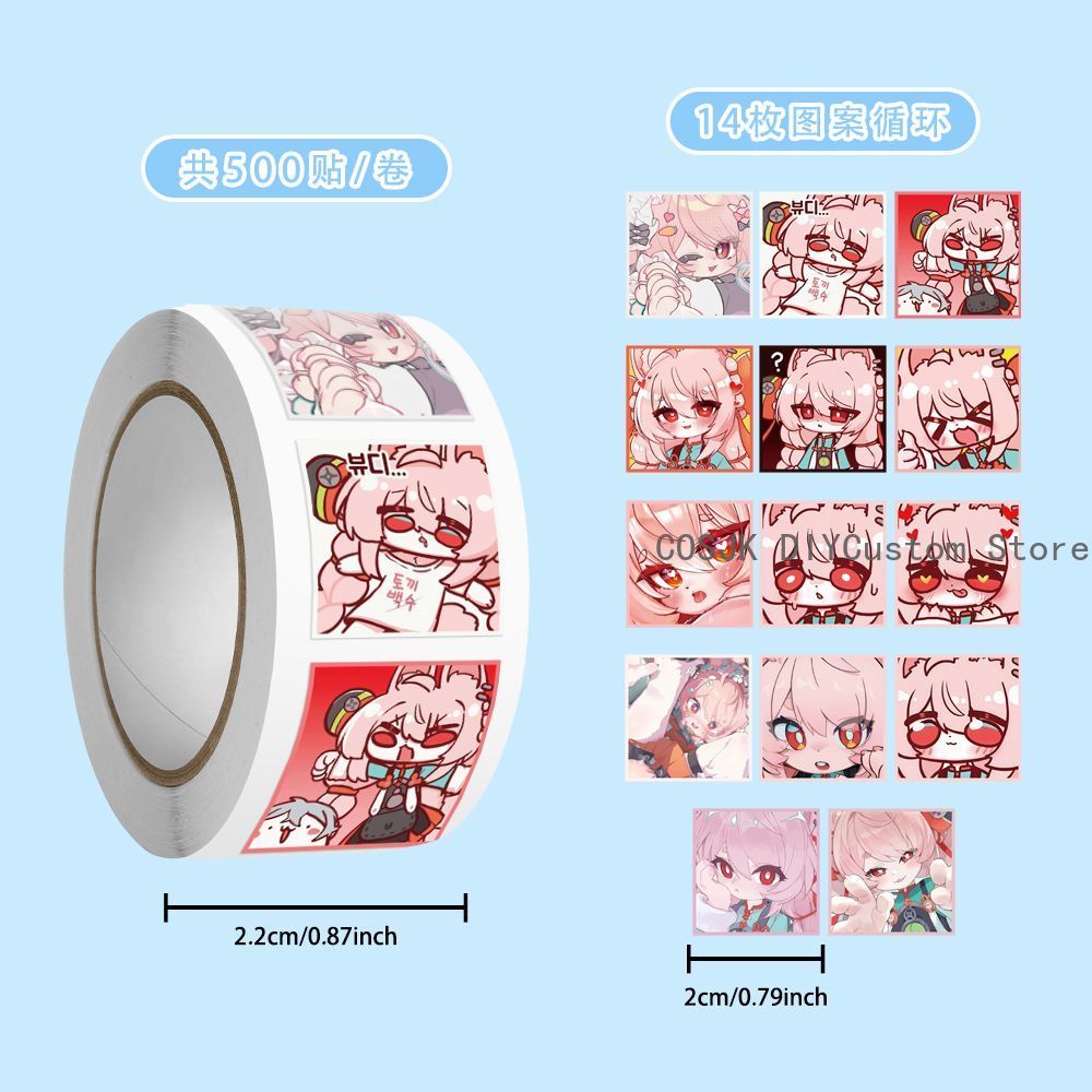 500Pc/Roll Anime Zenless Zone  - Car Accessories Sticker recensie en prijs
