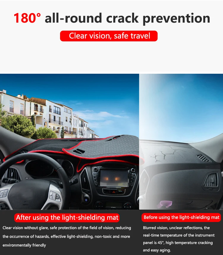 Car Dashboard Cover Dash Mat f - Car Accessories Sticker recensie en prijs