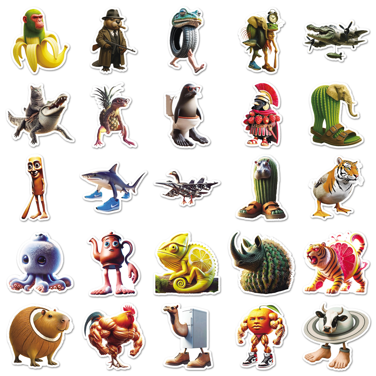 50PCS Italian Brainrot Sticker - Car Accessories Outside recensie en prijs