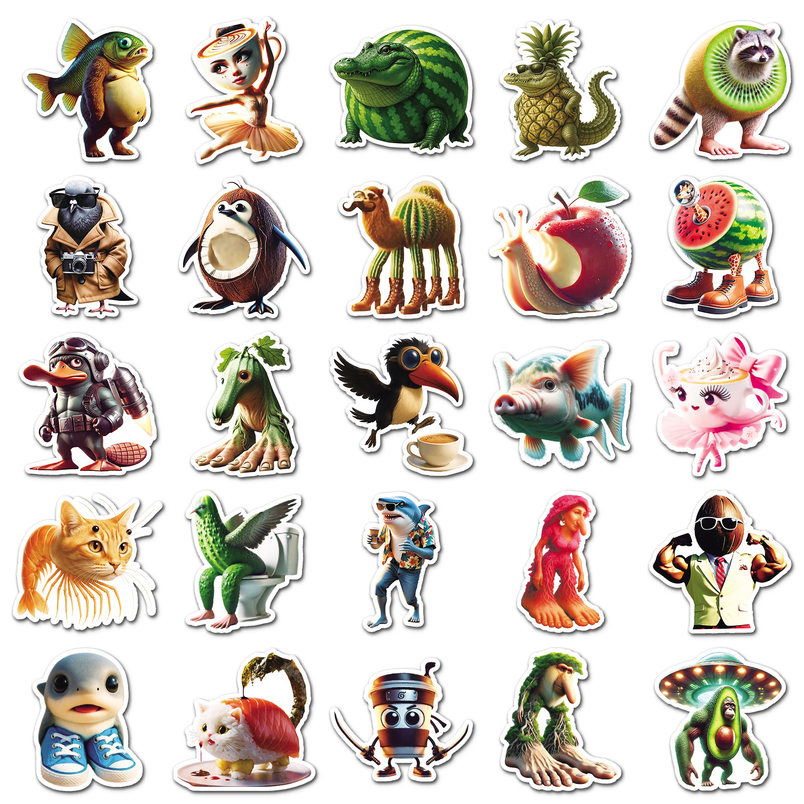 50PCS Italian Brainrot Sticker - Car Accessories Outside recensie en prijs