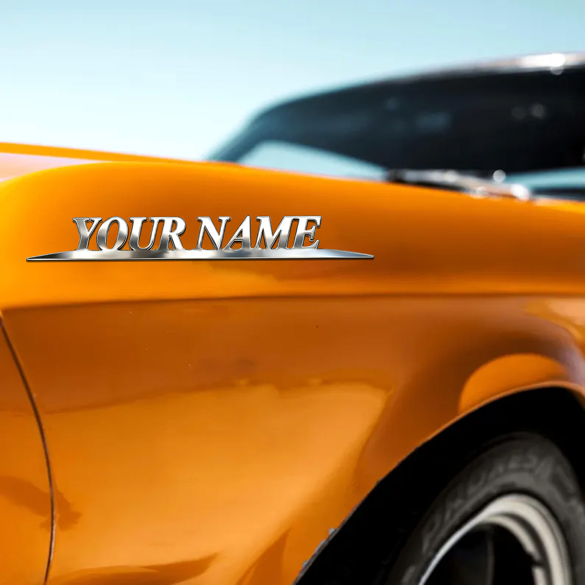 Metal Trendy YOUR NAME Sticker - Car Accessories Xmas recensie en prijs
