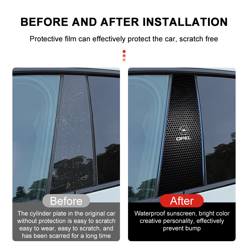 Car B Pillar Stickers Door Pil - Car Accessories Sticker recensie en prijs