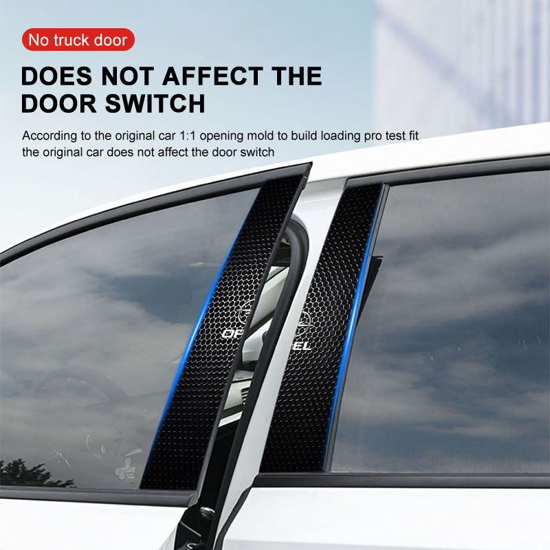 Car B Pillar Stickers Door Pil - Car Accessories Sticker recensie en prijs