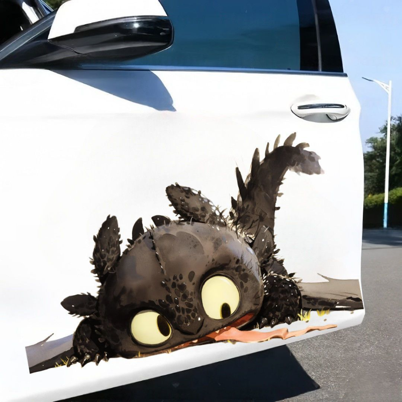 Dragon tamer expert, cute and  - Car Accessories Sticker recensie en prijs
