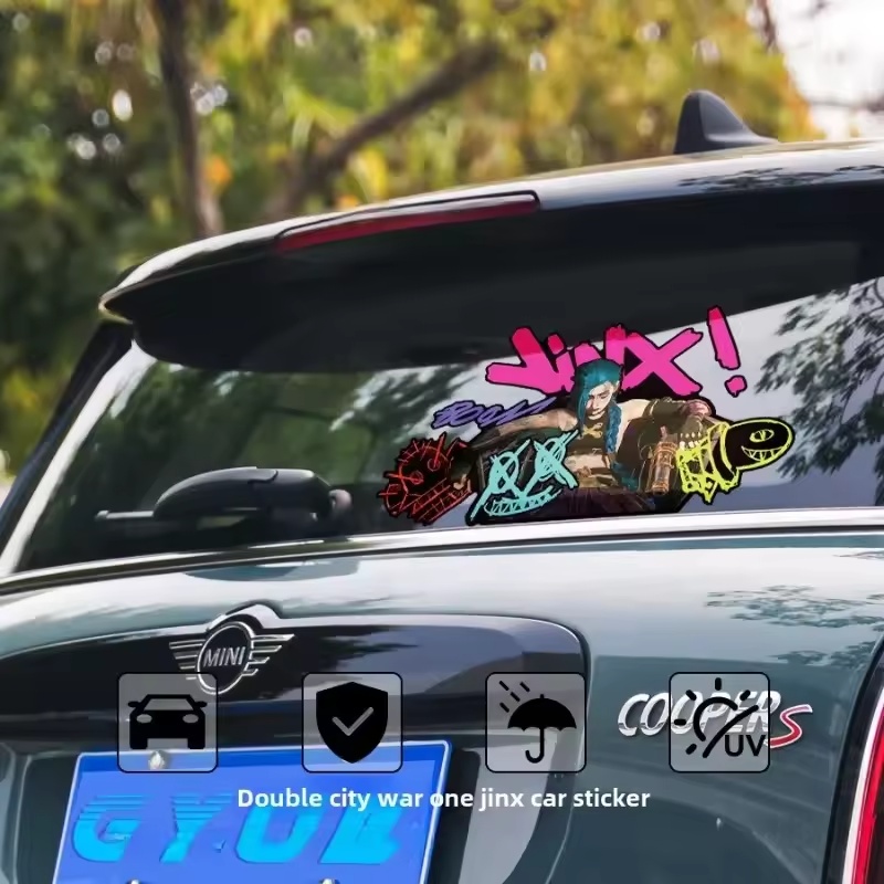 Arcane Jinx Graffiti Reflectiv - Car Accessories Sticker recensie en prijs