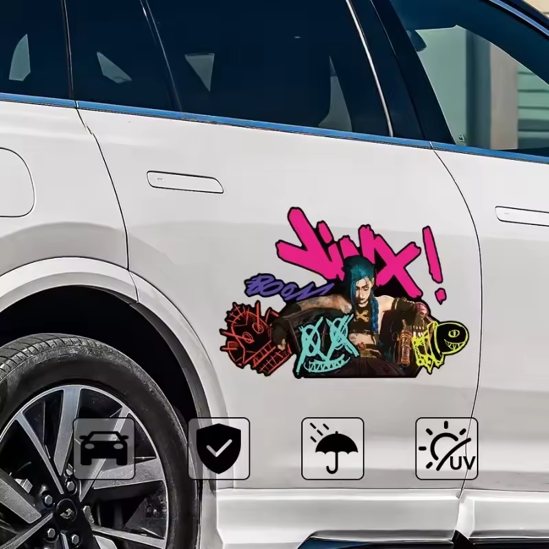 Arcane Jinx Graffiti Reflectiv - Car Accessories Sticker recensie en prijs