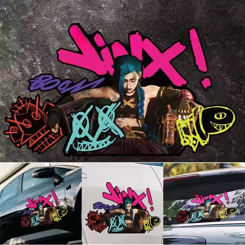 Arcane Jinx Graffiti Reflectiv - Car Accessories Sticker recensie en prijs