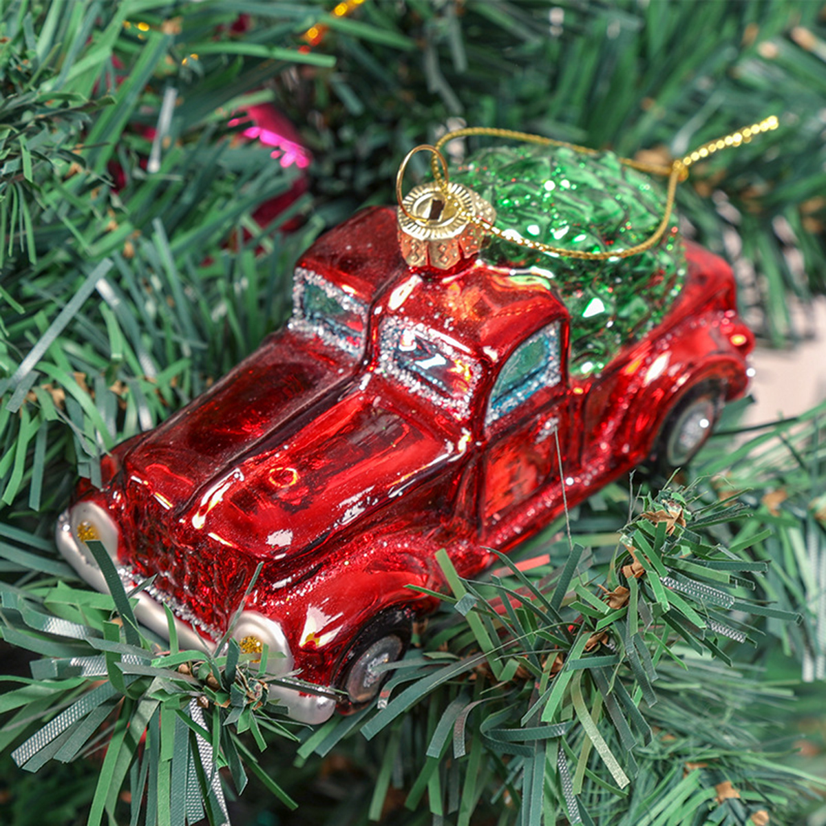 Hand-blown Glass Christmas Tru - Car Accessories Xmas recensie en prijs