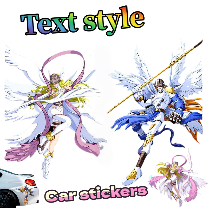 Digimon Car Sticker Cute Fashi - Car Accessories Sticker recensie en prijs