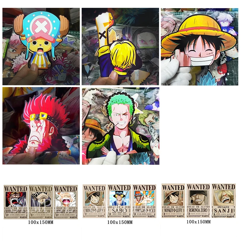 ONE PIECE 3D Lenticular Sticke - Car Accessories Japanese recensie en prijs