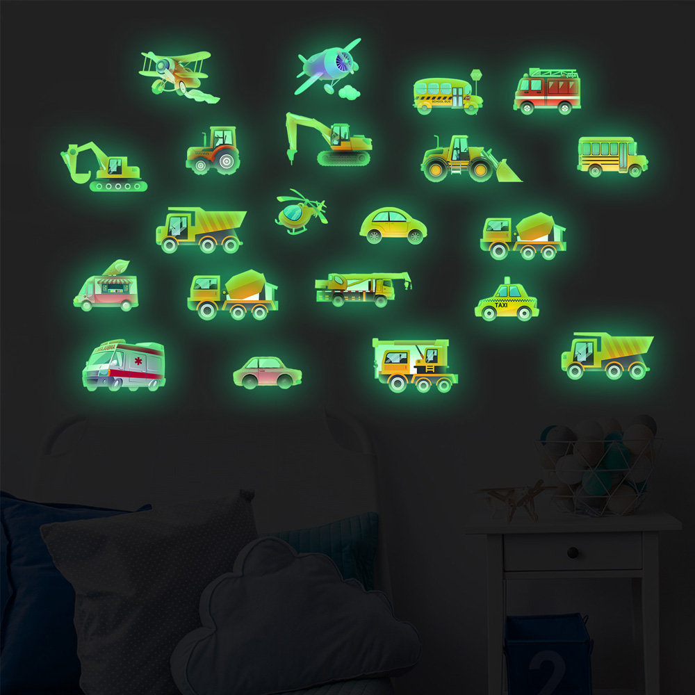 Luminous Car Wall Sticker 21Pc - Car Accessories Outside recensie en prijs