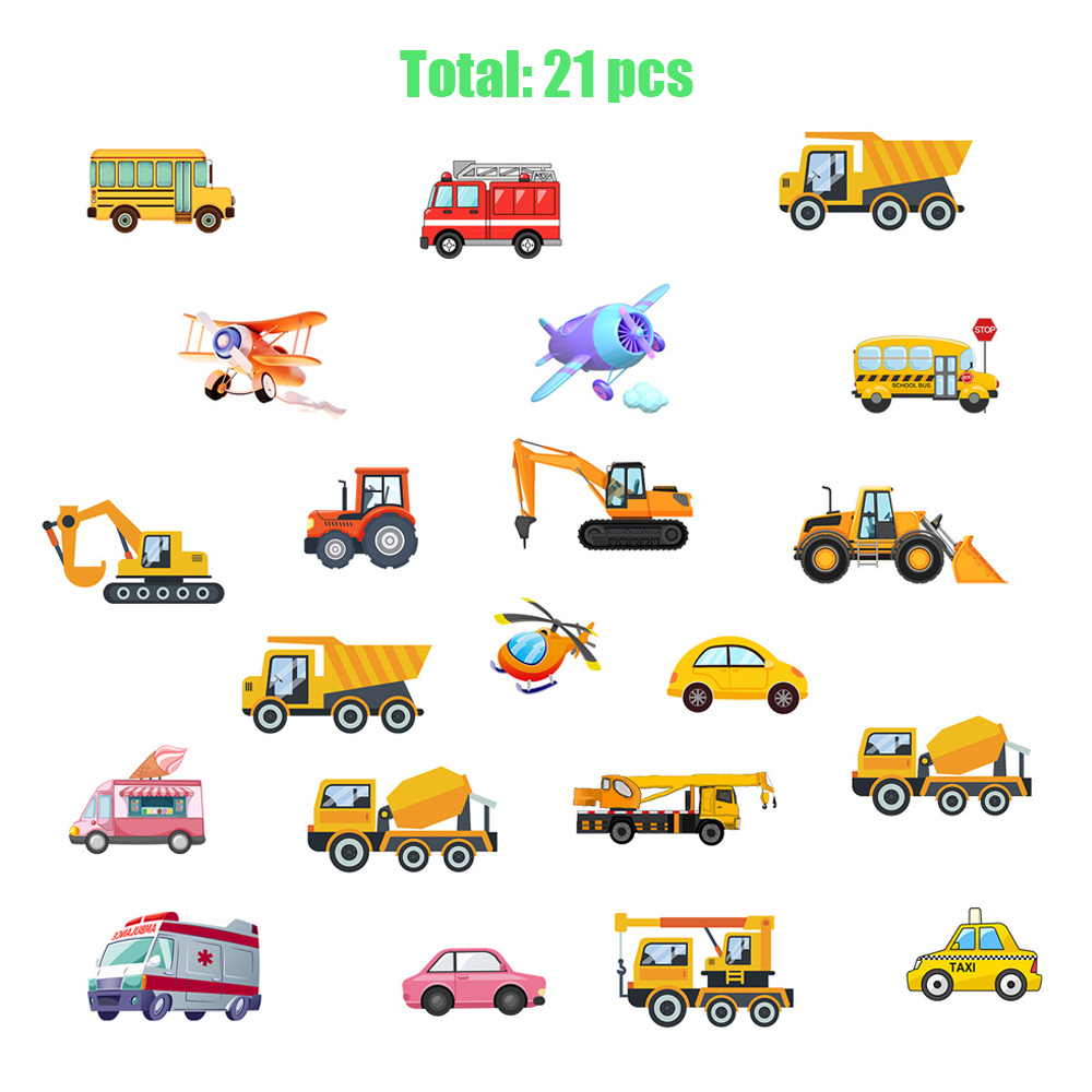 Luminous Car Wall Sticker 21Pc - Car Accessories Outside recensie en prijs