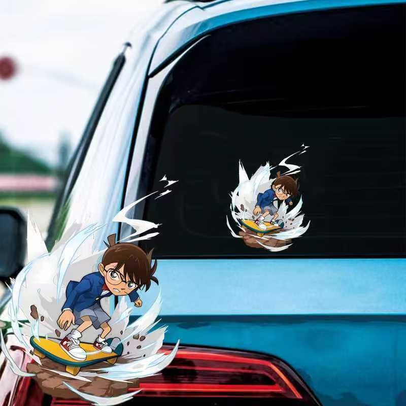 Detective Conan Cartoon Skateb - Car Accessories Sticker recensie en prijs