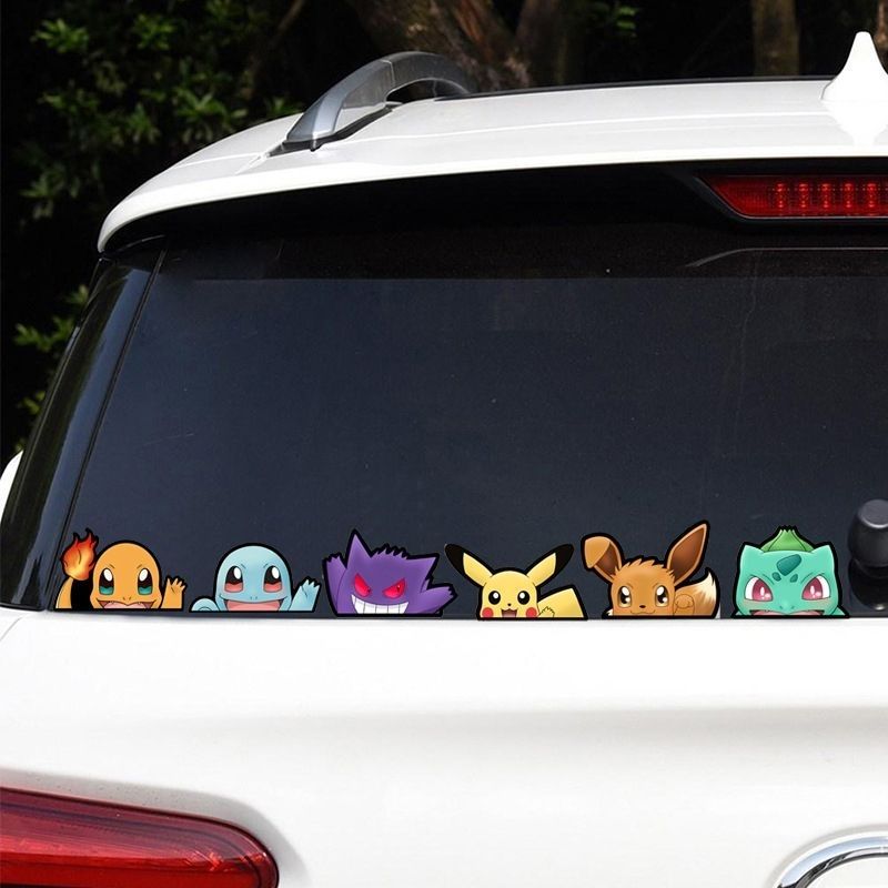 Pokémon car window sticker, Po - Car Accessories Sticker recensie en prijs