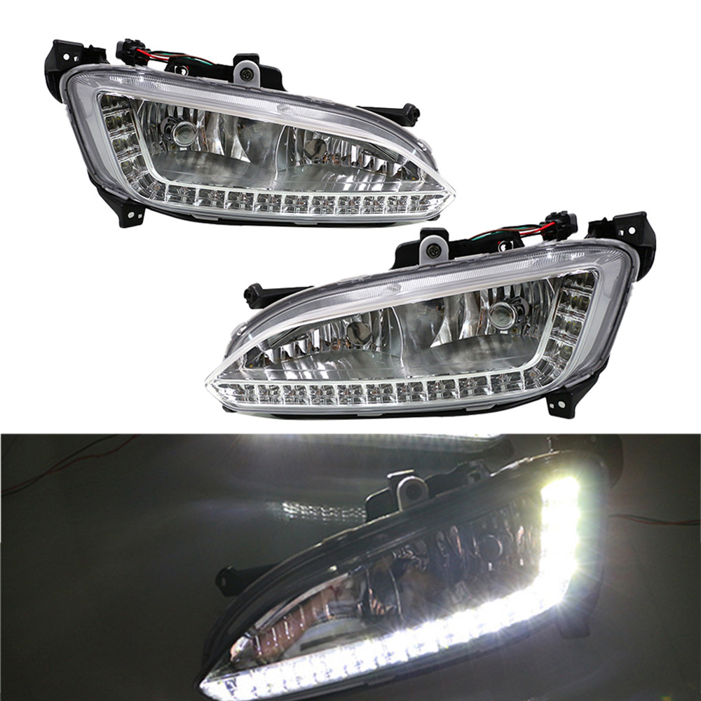 Automobile Headlamp LED DRL Fo - Car Accessories Xmas recensie en prijs